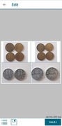 6 monet Austriackich: 4x 1 Schilling(1981,90,95)+2x10 Groschen(1980,82)7.3