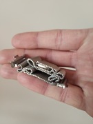 Opaska metalowa do xiaomi miband 9 pro 20mm magnetyczna