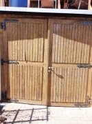 Brama garażowa wrota drewniane 