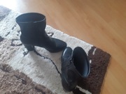 Botki Ryłko rozmiar 37, czarne 