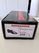 Buty do tańca Supadance 5200, męskie, czarna skóra lakierowana, r. 10, NOWE