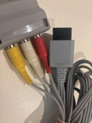 Oryginalny przewód Nintendo cinch z przejściówką euro