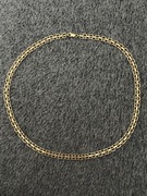 Piękny łańcuszek złoty 18,03 gram, Splot bismarck 