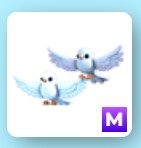 Roblox Adopt Me Mega Neon Turtle Doves 10x