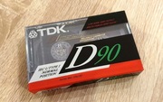 Kaseta magnetofonowa TDK D 90.