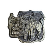 Klamra do Paska Cowboys Stay In The Saddle Longer Western 1980 USA