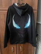 Bluza kangur z kapturem Venom, rozmiar M/L, czarna, Spiderman