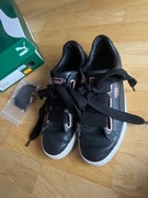 czarne skórzane adidasy puma 38,5 basket heart leather wn’s black rose gold