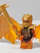 Lego Ninjago figurka -  Cole (Golden Dragon) njo781 akcesoria