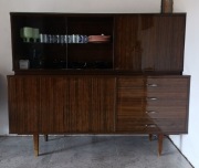 Komoda kredens z nadstawką z czasów PRL lata 60te 70te