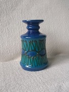 Wazon ceramiczny, niebieski, zielony, Strehla