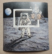 polska 1989 Blok 139 Fi 3062 A Wyprawa na Księżyc APOLLO KOSMOS 