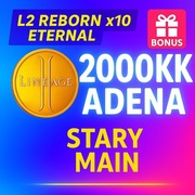 Lineage 2 L2 Reborn Eternal x10 Stary Main | 2KKK Adena 2000KK Szybko+Bonus