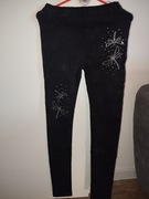 Legginsy dziewczęce jeansowe 