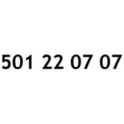 ZŁOTY NUMER 501 22 07 07