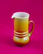 Dzban do napojów, L.Pijaczewska, Huta Szkła „Sudety”, vintage PRL, lata 70