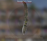 Navaja knife tajga