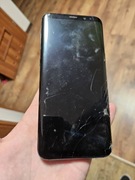 Samsung s8  czarny uszkodzony
