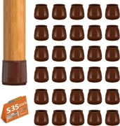 Zestaw okrągłych nakładek na nogi krzesel BAIPOK 35 szt 23-31mm