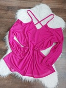 SimplyBe rozowa bluzka z rekawem do lokcia 7xl 8xl 9xl