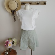 Stylowe krótkie spodenki ASOS Design, miętowy khaki, r. 46