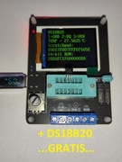 GM328A Tester próbnik miernik LCR napięcia częstotliwości  (+ DS18B20)