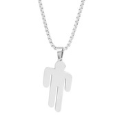 metalowy wisiorek naszyjnik Billie Eilish / Blohsh