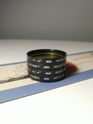 Filtr polaryzacyjny do obiektywu Zenit 46x0,75 soczewka kolorowa USSR