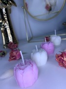 Świec sojowa róża