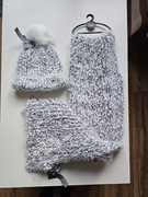 Zestaw czapka + szalik Peacocks NOWY