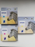 Epson T0742, T0743, T0744 CMY oryginalne