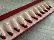 Ręcznie malowane sztuczne paznokcie,press on nails