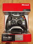 Zestaw pad i adapter Microsoft Xbox 360 oryginał nowy.