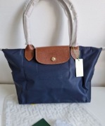 GRANATOWA torebka LONGCHAMP roz M