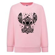 bluza stich bluza różowa dla dziewczynki 