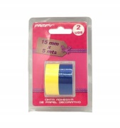 Zestaw 12 taśma dekoracyjnych papierowych PAMPY 