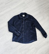 Granatowa koszula sztruksowa Farah xxl 44 casual fit