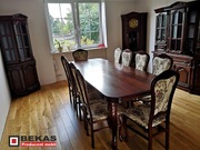 Komplet Mebli Stylowych SALON Stół Krzesła Zegar Komoda Witryna Bekas Meble