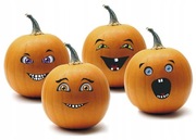 NAKLEJKI na dynię na Halloween oczy 4 zestawy MINY