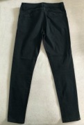 spodnie jeans rozm S czarne 