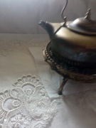 Zabytkowy czajnik z mosiądzu z palnikiem 