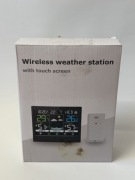 Bezprzewodowa stacja pogodowa z czujnikiem – ekran dotykowy