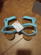 Sandałki turkusowe nowe Claudia Ghizzanni.