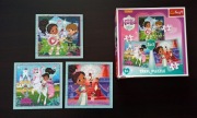 Puzzle dla dzieci Rycerka Nella i jej świat. 3 w 1. Trefl