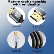 Kabel hdmi 2.1,  8k, pozłacany, 3m, 5m