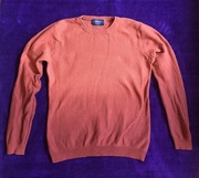 sweter PULL&BEAR r.L (40) / męski / kolor rudy