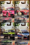 Zestaw Matchbox European Cars 5 sztuk GGF12 PORSCHE OPEL BMW AUSTIN 1:64