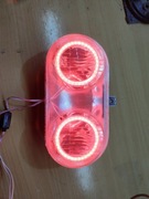 Lampa tuningowa czerwone ringi TGB Pegasus orion 