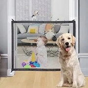 Bramka barierą dla niemowląt zwierząt 72x110 siatkowa