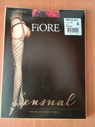Nowe Rajstopy Fiore Sensual Impulso kabaretki rozm./size 4 kolor black